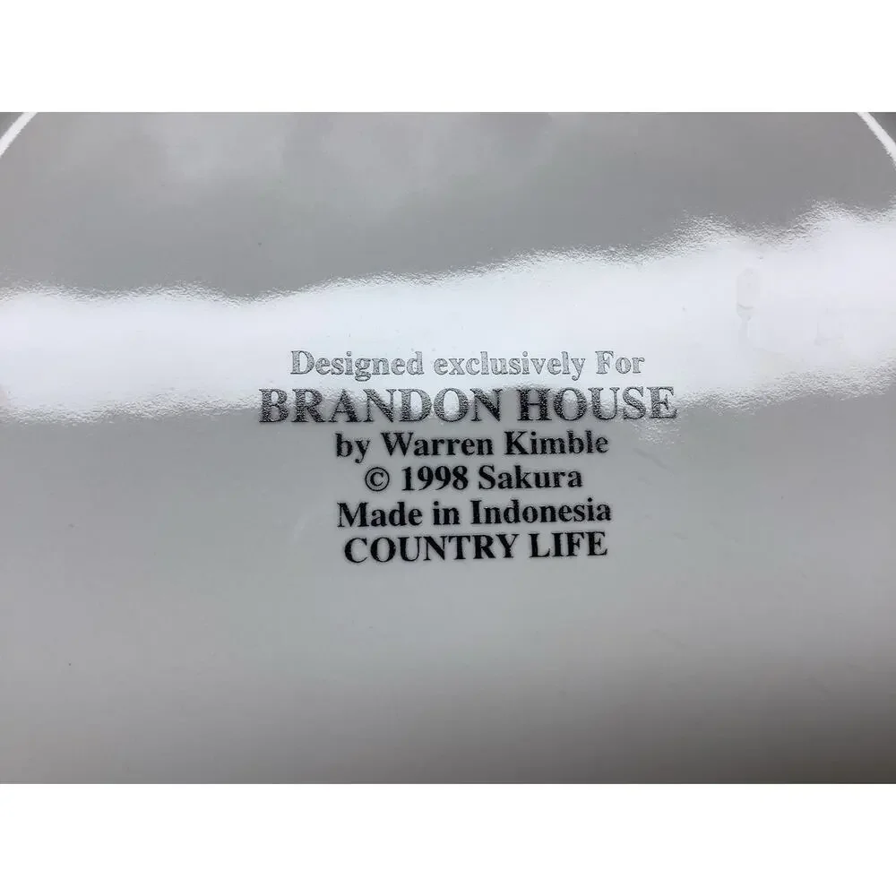Warren Kimble Brandon House Country Life Red Church Sakura 8.25